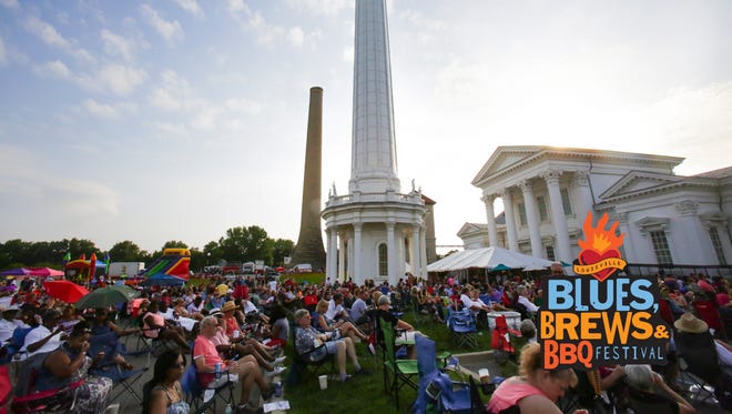 In Kentucky, Blues, Brews & BBQ returns to Louisville's Water Tower Park, July 21-22.