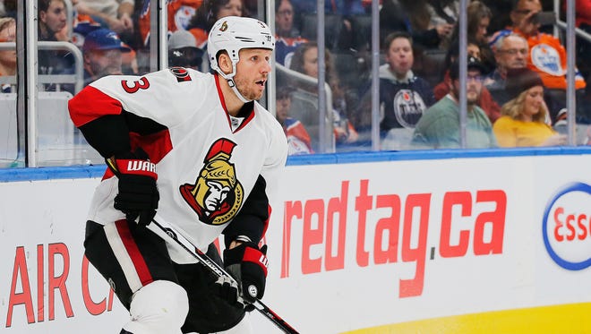 Defenseman Marc Methot. He was traded by the Golden Knights to the Stars following the expansion draft for goalie Dylan Ferguson and a future second-round pick.