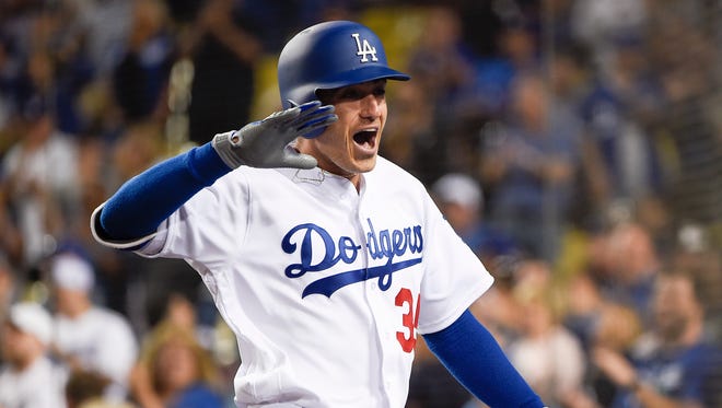 April 29: Four days after his MLB debut, Cody Bellinger slugs two home runs to help lead the Dodgers in a walk-off win over the Phillies.