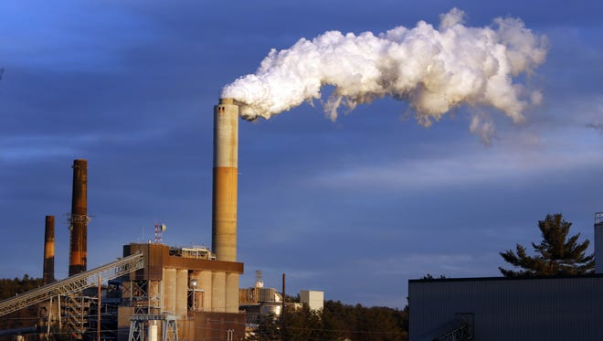 A federal appeals court on Friday delayed action on the Obama administration's major limits on power plant emissions at the request of the Trump administration.