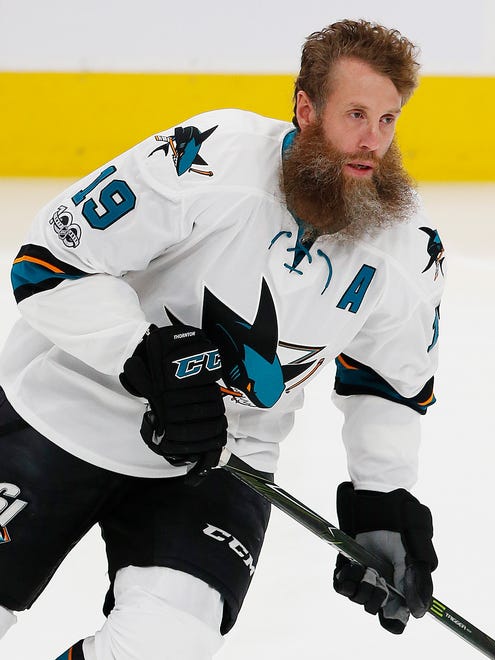 Center Joe Thornton. Re-signed with the Sharks for one year, $8 million.