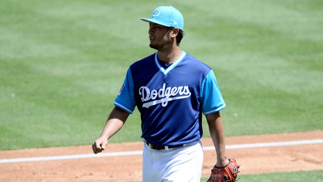 Aug. 27: Dodgers starting pitcher Yu Darvish earns the loss against the Brewers. -- who  handed the Dodgers their first series loss since June 5-7 (vs. the Nationals).
