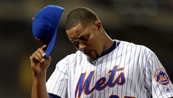 2017: Mets closer Jeurys Familia received a 15-game suspension for a domestic violence incident.
