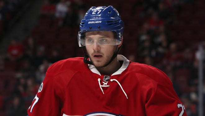 Forward Alex Galchenyuk. He re-signed with the Canadiens on a three-year, $14.7 million deal.