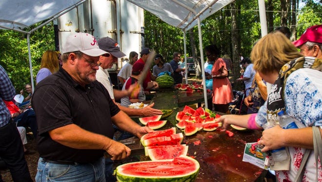 In Alabama, the 44th annual Grand Bay Watermelon Festival will take place at Grand Bay Festival Park, July 3-4, with free cold watermelon on the fourth. Enjoy live music, additional food, contests, a car show and more.
