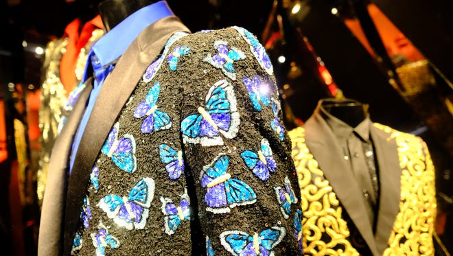 Mick Jagger's colorful butterfly jacket is one of dozens of touring costumes featured in 'Exhibitionism.'