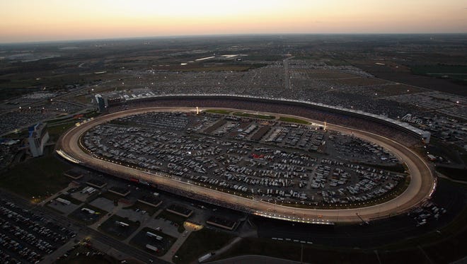A general view of the track at Texas Motor Speedway.