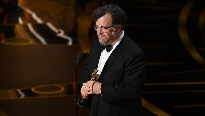 Kenneth Lonergan accepts the award for best Original screenplay for 'Manchester by the Sea' during the 89th Academy Awards.