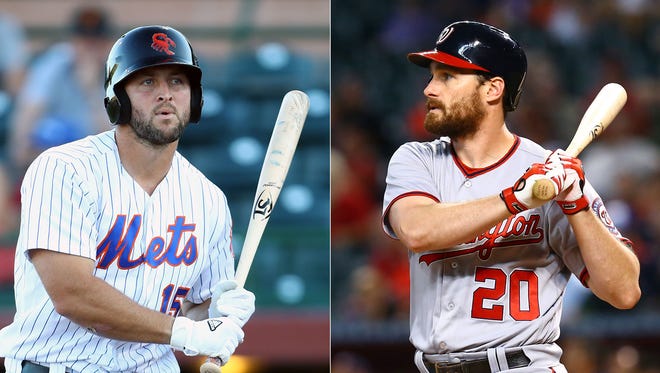 Tebow signed with the Mets in September, while Murphy had a terrific season in his first with the Nationals.