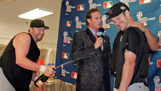 Steve Lyons was on a leave of absence from his broadcasting job with NESN.