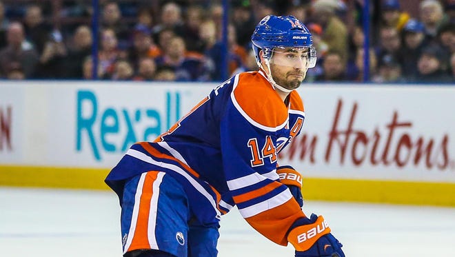 Forward Jordan Eberle. He was traded from the Oilers to the Islanders for Ryan Strome.