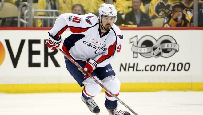 Forward Marcus Johansson. He was traded by the Capitals to the Devils for a second-round pick and third-round pick in 2018.