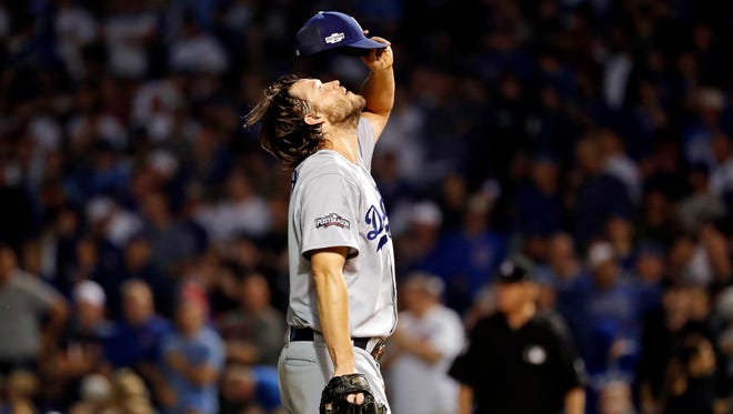 NLCS, Game 2: Making his third appearance in six days, Dodgers ace Clayton Kershaw looks not only capable of shutting out the Cubs – the second-highest scoring team in the league – but perhaps intent on no-hitting them. He strikes out six and walks one in completing seven shutout innings.