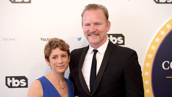 'Super Size Me' filmmaker Morgan Spurlock and wife Sara Bernstein can probably count on better food than McDonald's at the after-party.