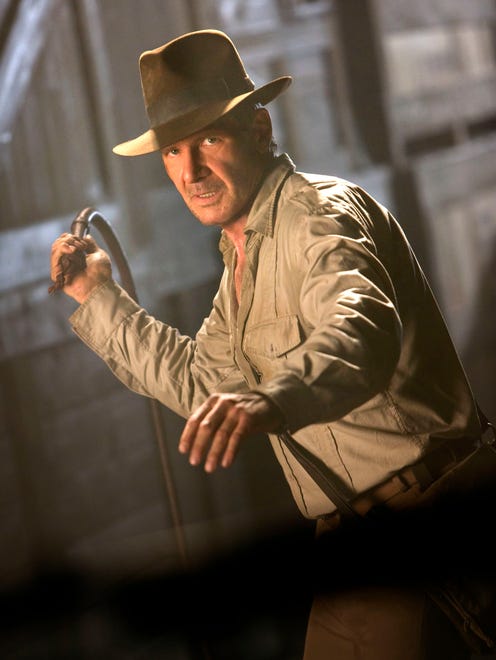 Harrison Ford solidified his position in as an action hero in numerous Indiana Jones films.