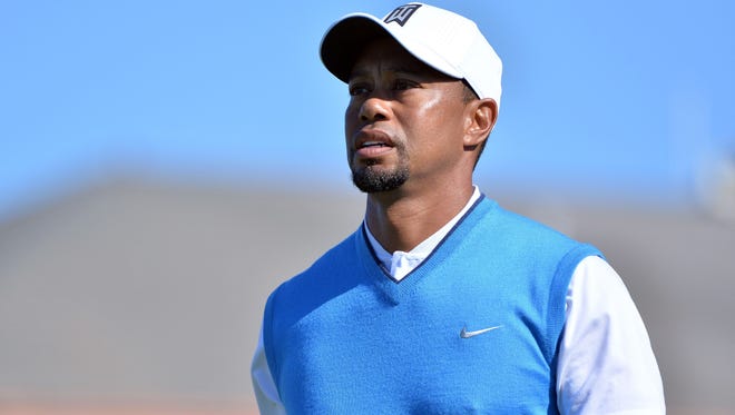 Tiger Woods said at Dubai that he’s searching for a swing to alleviate pain in his back.
