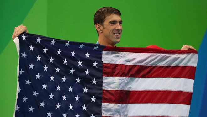 Aug. 13: American Michael Phelps closed his illustrious Olympic career with a gold medal in the men's 4x100 medley relay. Already the most decorated Olympian ever coming into the Games, Phelps bid an emotional farewell after winning five golds and a silver in Rio. Phelps upped his record career totals to 23 gold medals and 28 medals overall.