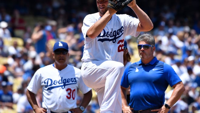July 23: At 15-2, Clayton Kershaw is removed from the game and later placed on the disabled list with a back strain.