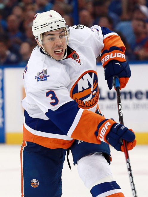 Defenseman Travis Hamonic. He was traded, along with a fourth-round pick, for a first-rounder and two second-round picks.