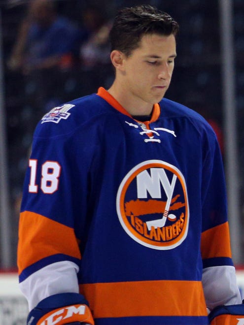 Forward Ryan Strome. He was traded from the Islanders to the Oilers for Jordan Eberle.