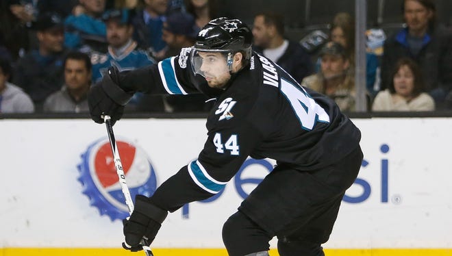 Defenseman Marc-Edouard Vlasic. Re-signed with Sharks for eight years, $56 million. Would've become a UFA next offseason.