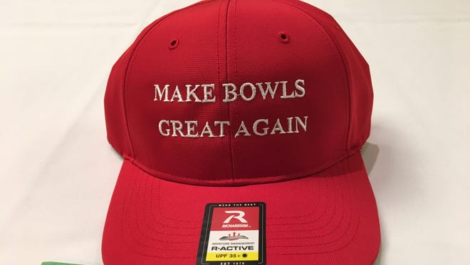 Football Bowl Association Executive Director Wright Waters had a dozen caps made to hand out to NCAA staffers and members of the Football Bowl Association’s executive committee at the organization’s annual meeting earlier this month.