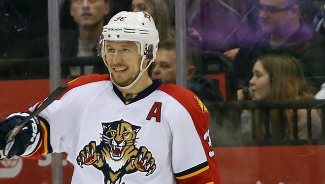 Forward Jussi Jokinen. The Panthers bought out the final year of his contract.