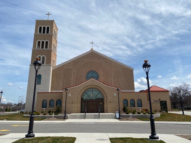 St. Charles Parish, a Roman Catholic church in Hartland, has a new building. It is on 313 Circle Drive, built on the same property as its former church. The church held its dedication opening event on April 6.
