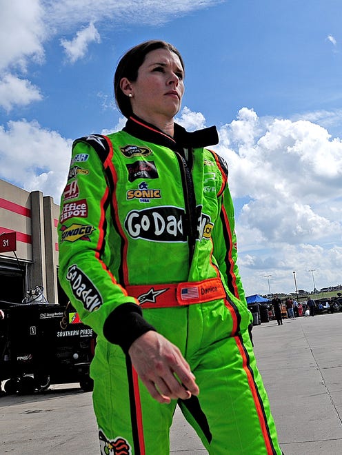 Danica Patrick during practice for the AdvoCare 500 at Atlanta Motor Speedway on Aug. 31, 2012.